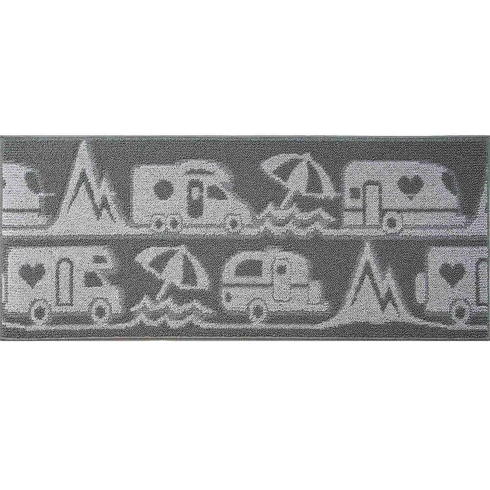 Arisol Teppich Master Camp dunkelgrau, 200 x 50 cm