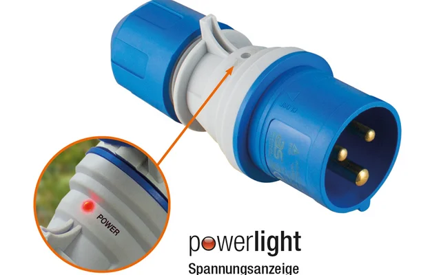 AS-Schwabe Powerlight CEE Stecker mit Phasenanzeige
