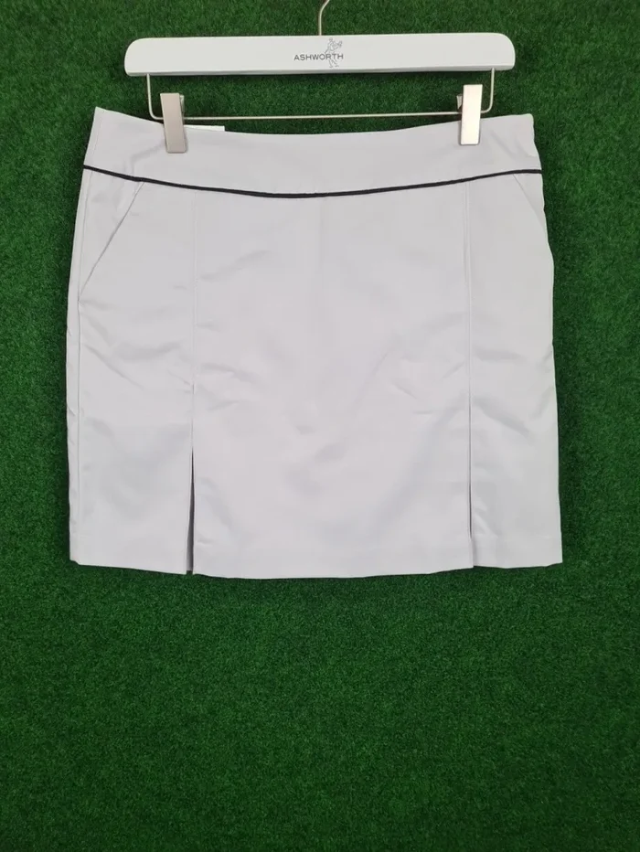 ASHWORTH Skort / Golfrock mit integrierter Shorts – Damen (Grau, 36, EZ-TEC2) Niedriger Preis