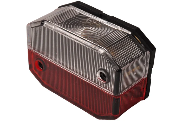 Aspock Flexipoint Begrenzungsleuchte rot/weiß – lose Tüllenverbindung