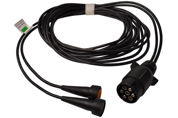 Aspöck Hauptkabel – 4 Meter lang – 7-polig – mit 2x 5-poligem Stecker