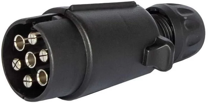 Aspöck Premium Anhängerstecker – 7-polig – Flachstecker