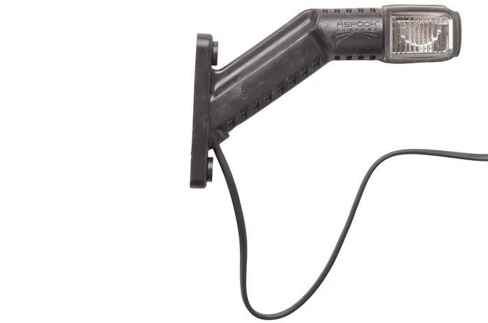 Aspöck Superpoint 4 Begrenzungsleuchte- rechts – weiß/rot/orange – LED – 100 cm Flachkabel