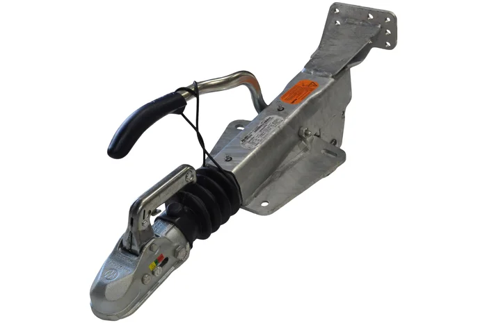 Auflaufeinrichtung für Anhänger ZAF2.0-3 (2000kg) Auflaufbremse mit Stützradhalterungen am Ende