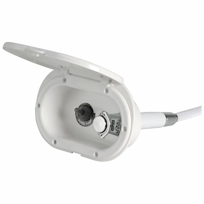 Außendusche mit 12 V Schaltergehäuse