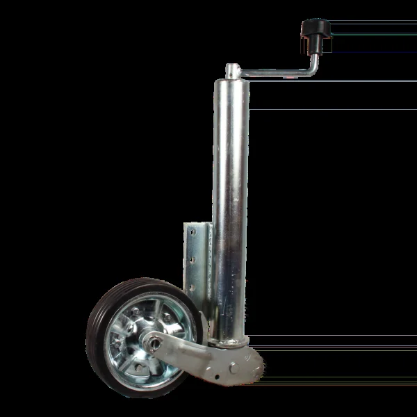 Automatisch aufklappbares Stützrad – 60 mm – 250 kg – geeignet für Hapert