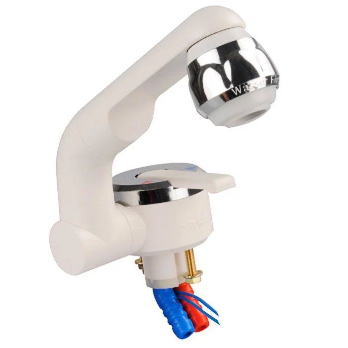 Barwig Einhebelmischer Perfect – Tülle, weiß/chrom