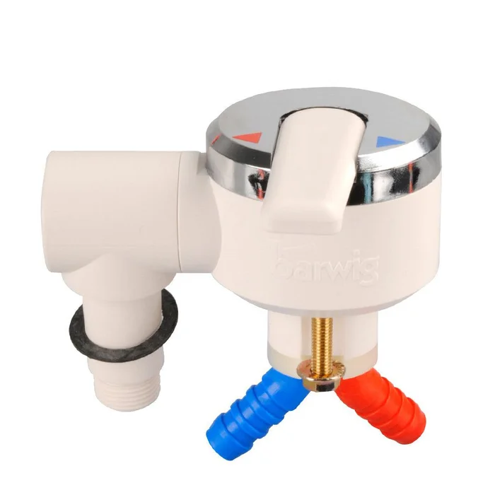 Barwig Einhebelmischer Perfect Dusche – weiß/chrom