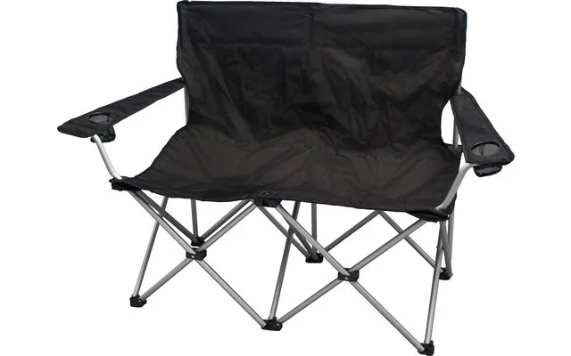 Basic Nature Travelchair Love Seat Faltsofa schwarz