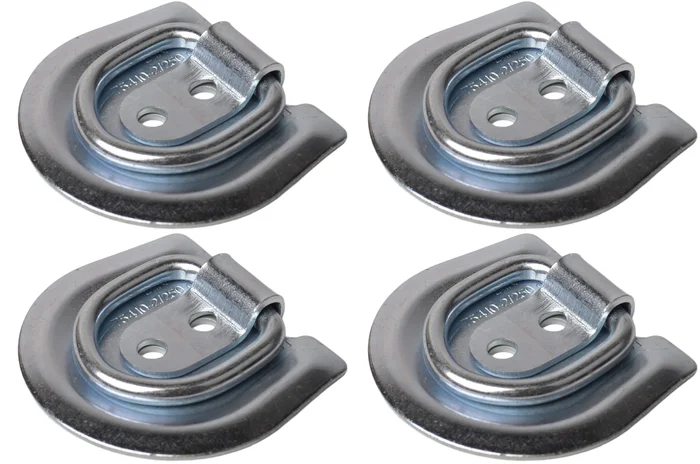 Befestigungsring zum Anschrauben 72x62x10 mm – Satz von 4 Stück