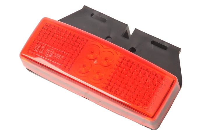 Begrenzungsleuchte rot LED mit Halter
