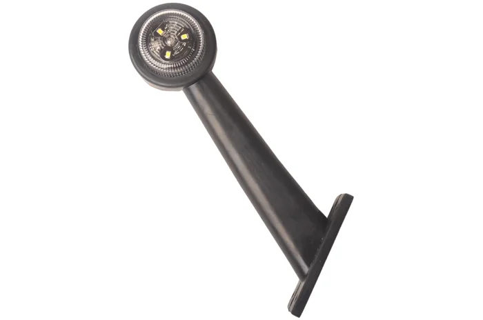 Begrenzungsleuchte rot/weiß – 45 Grad – LED – 12/24 Volt