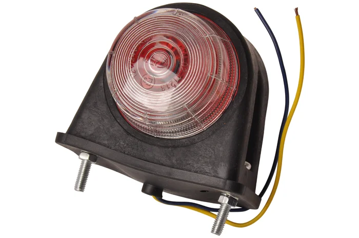 Begrenzungsleuchte rot/weiß 87x70x85 mm