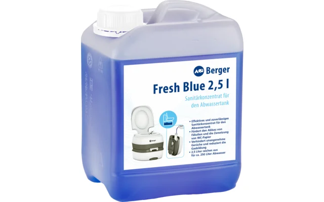 Berger Fresh Blue Sanitärkonzentrat für den Abwassertank
