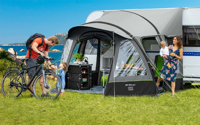 Berger Garda Air 4-Season Luftvorzelt für Wohnwagen mit aufblasbarem Gestänge