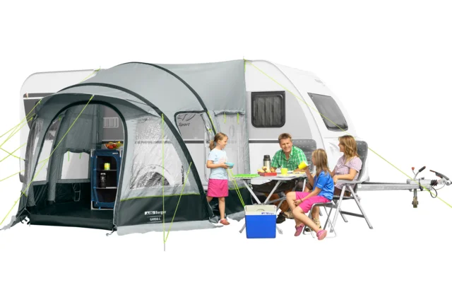Berger Garda Air Luftvorzelt für Wohnwagen mit aufblasbarem Gestänge