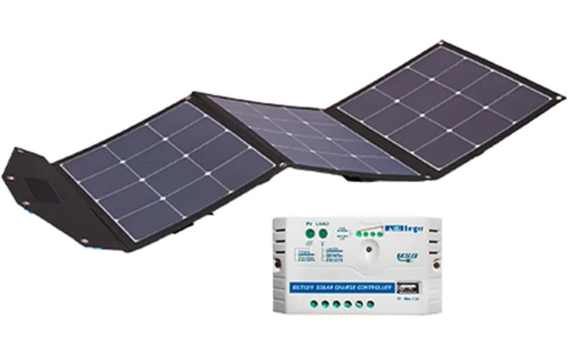 Berger Smart Travel Faltbares Solarmodul 120 W inkl. Solar-Laderegler