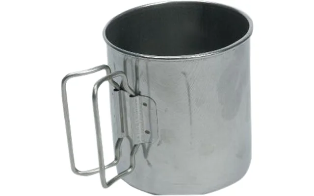 Berger Tasse Edelstahlbecher mit Faltengriff
