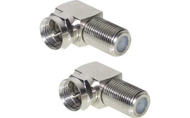 Berger Winkeladapter F-Stecker/F-Buchse 2er Set 90 Grad