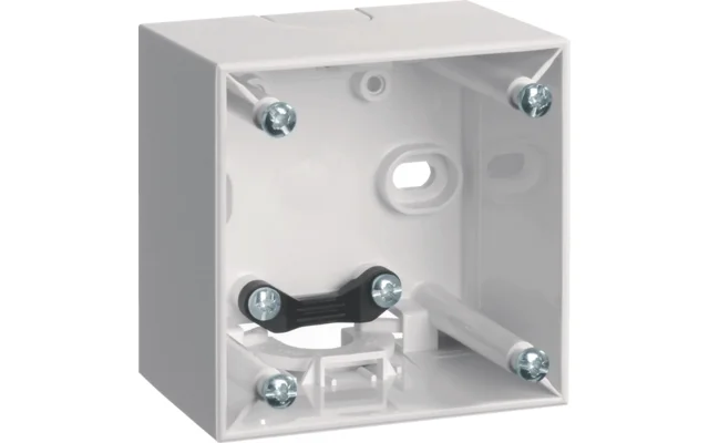 Berker Aufbaugehäuse hoch AP Integro Flow/Pure Polarweiß glänzend