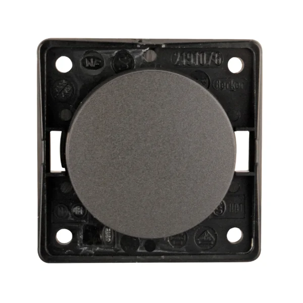 Berker Integro Flow Ausschalter, anthrazit matt