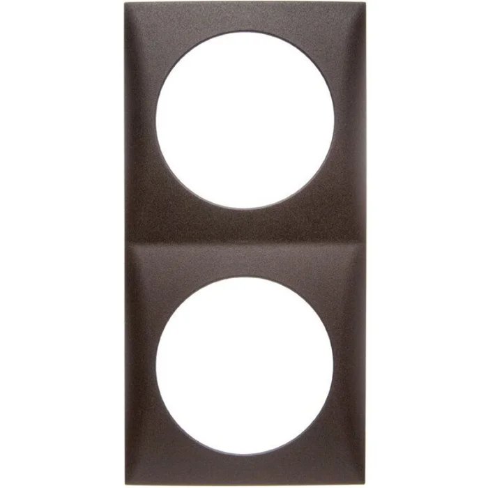 Berker Integro Flow Rahmen 2-fach, braun