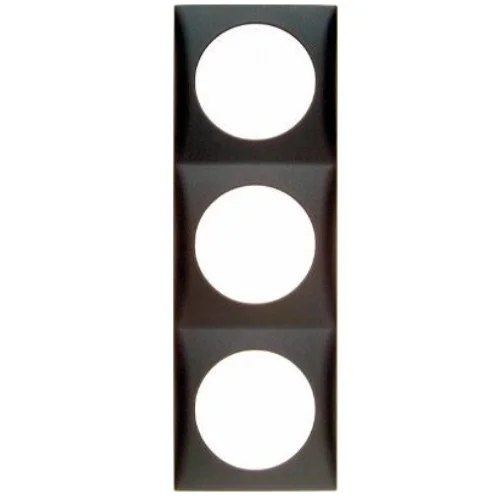 Berker Integro Flow Rahmen 3-fach, anthrazit