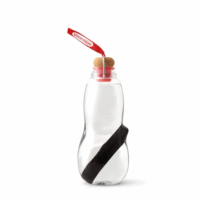 Binchotan Wasserflasche mit Kohle Good BLACK+BLUM
