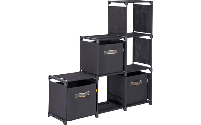 Bo-Camp Industrial Zwart Kommode inkl. 3 Aufbewahrungsboxen