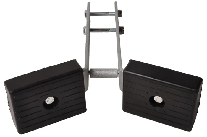 Bootsfänger / Bugstütze mit Halterung für Rohr 60×60 mm