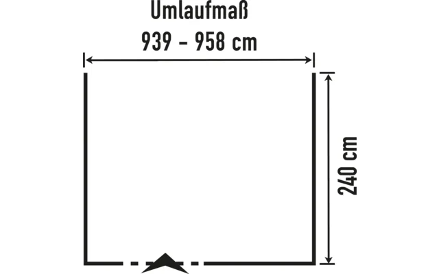 Brand Atrium Wohnwagenvorzelt / Saisonvorzelt