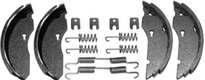 Bremsbacken- Set inkl. Flanschmutter – ALKO 1635/1636/1637