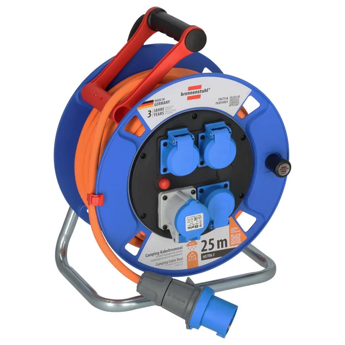 Brennenstuhl Kabeltrommel Garant CEE Camping/Maritim – 25 m
