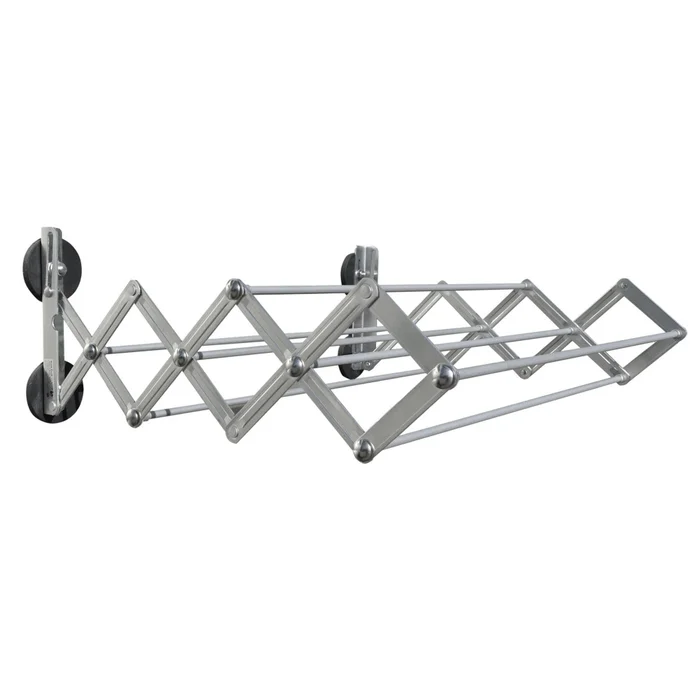 Brugger Wäschetrockner flexiMAGS ausziehbar, schwarz, silber