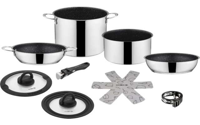 Brunner Academy NG 7+1 Kochgeschirrset 4 teilig