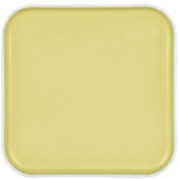 Brunner Essteller eckig Dolomit 25 x 25 cm Farbe gelb