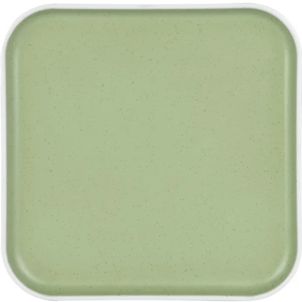 Brunner Essteller eckig Dolomit 25 x 25 cm Farbe grün