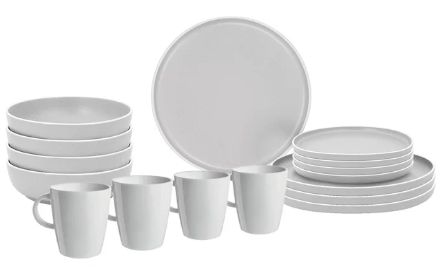 Brunner Lunch Box Dolomit 16 teilig Weiß