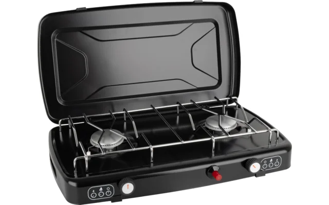 Brunner Phoenix 30 Gaskocher / Campingkocher 2-flammig 2 x 1,2 kW / 30 mbar