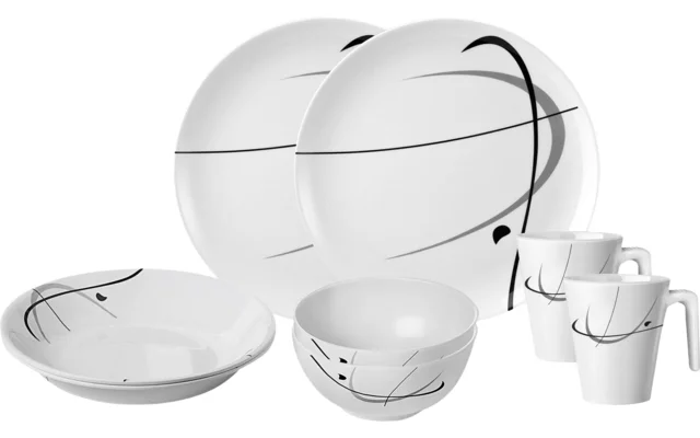 Brunner Tete-a-Tete Geschirrset 8 teilig 2 Personen