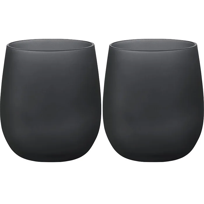 Brunner Trinkglas Blacksatin 350 ml, 2er Set