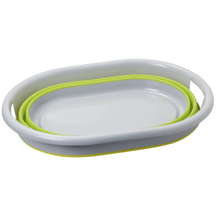 Brunner Wäschekorb Lotus, grau-grün