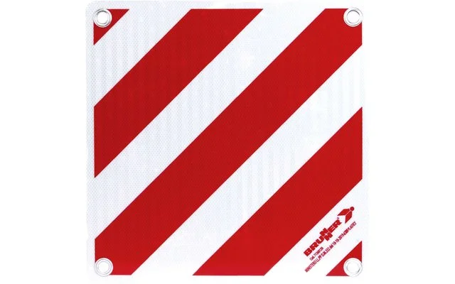 Brunner Zebra Warnschild Aluminium Italien