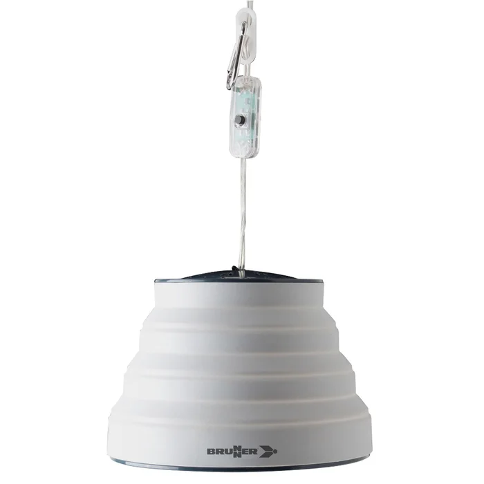 Brunner Zeltlampe Syrma LED 230 V, 520 Lumen, dimmbar, grau