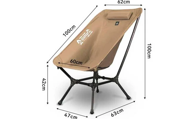 BusBoxx Defthike faltbarer Campingstuhl Free Lounge Chair