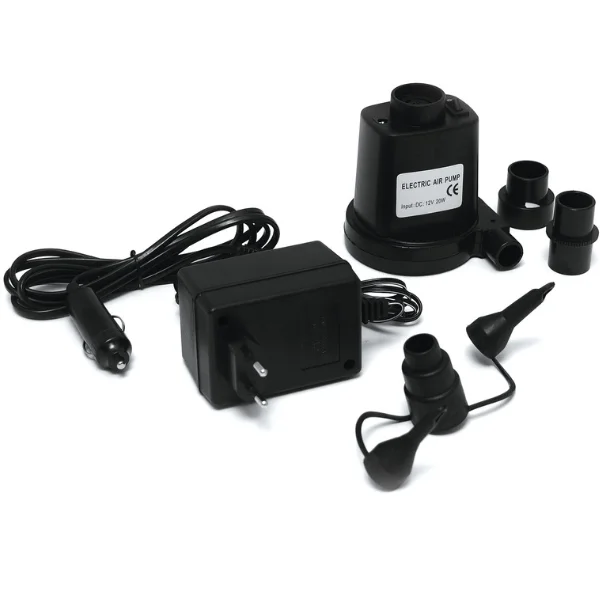 Camp4 Elektro-Luftpumpe 12 V, mit 230 V-Transformator