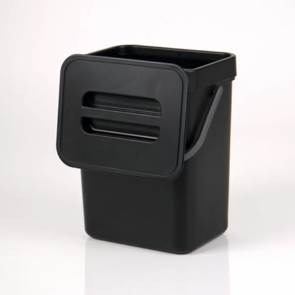 Camp4 Mülleimer mit Deckel schwarz, 5 Liter