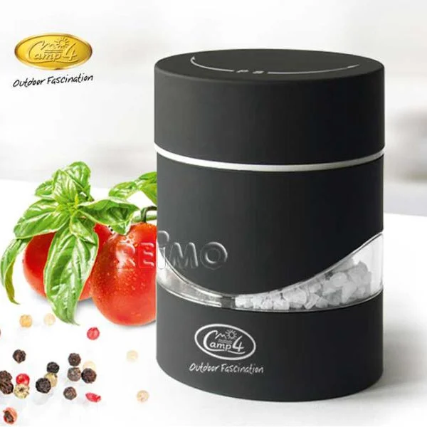 Camp4 Salz- und Pfefferstreuer, schwarz