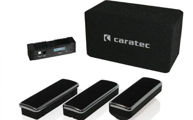 Caratec Audio CAS208D Soundsystem für Fiat Ducato/Citroen Jumper/Peugeot Boxer ab 2007 mit Caratec Lautsprechersatz CAK1650.DU. mit Lautsprechern für den Wohnbereich schwarz