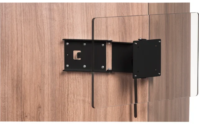 Caratec Flex CFW200S TV-Wandhalter Stahl mit 2 Drehpunkten 15 bis 24 Zoll